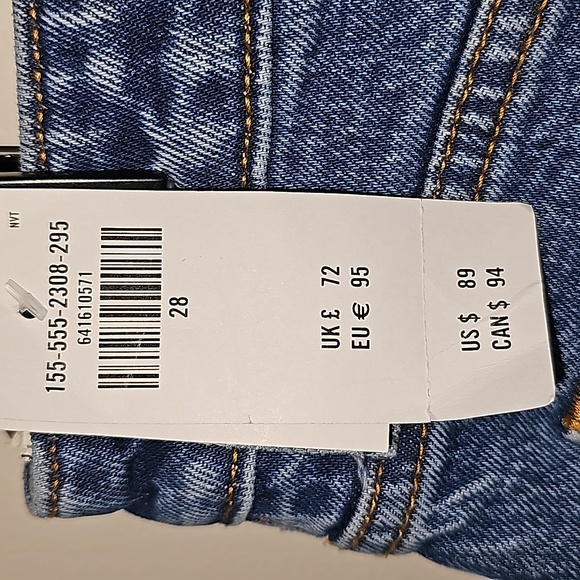 Abercrombie & Fitch The Skinny High Rise Curve Love Medium Womens Sz 28/6R NWT - Picture 13 of 15